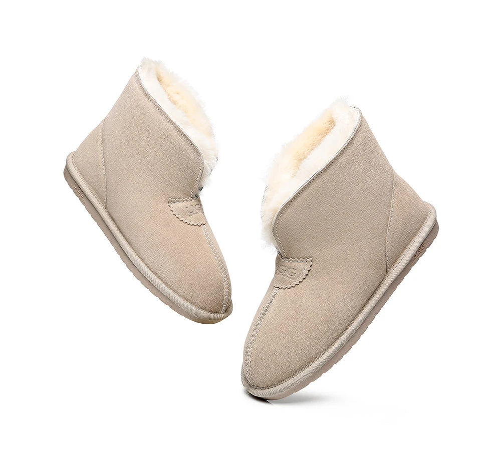 Unisex Ankle Boots Double Faced Sheepskin Wool Water-Resistant Slipper Parker 20 Unisex Ankle Boots Double Faced Sheepskin Wool Water-Resistant Slipper Parker - Image 18