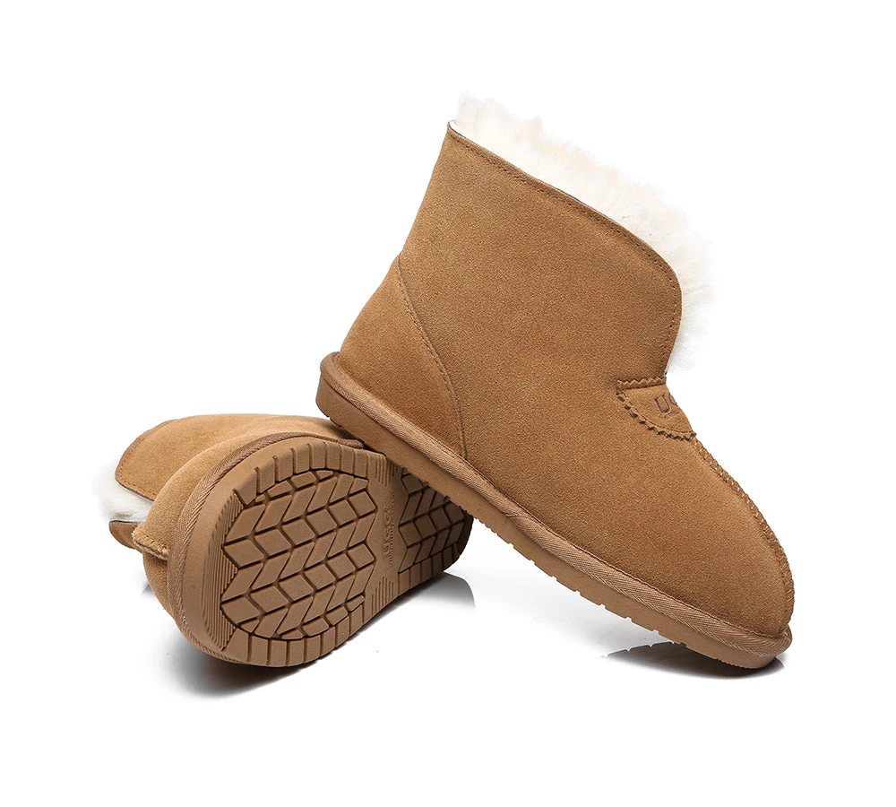 Unisex Ankle Boots Double Faced Sheepskin Wool Water-Resistant Slipper Parker 6 Unisex Ankle Boots Double Faced Sheepskin Wool Water-Resistant Slipper Parker - Image 4