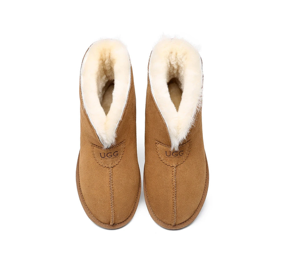 Unisex Ankle Boots Double Faced Sheepskin Wool Water-Resistant Slipper Parker 9 Unisex Ankle Boots Double Faced Sheepskin Wool Water-Resistant Slipper Parker - Image 7