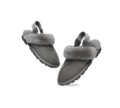Sheepskin Wool Removable Strap Slingback Slippers Suzie -Shoe Store ugg slippers australian shepherd ugg sheepskin wool removable strap slingback slippers suzie 11