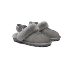 Sheepskin Wool Removable Strap Slingback Slippers Suzie -Shoe Store ugg slippers australian shepherd ugg sheepskin wool removable strap slingback slippers suzie 8