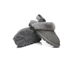 Sheepskin Wool Removable Strap Slingback Slippers Suzie -Shoe Store ugg slippers australian shepherd ugg sheepskin wool removable strap slingback slippers suzie 9