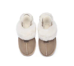 Sheepskin Wool Removable Strap Slingback Slippers Suzie Ll -Shoe Store ugg slippers australian shepherd ugg sheepskin wool removable strap slingback slippers suzie ll 18