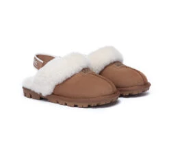 Sheepskin Wool Removable Strap Slingback Slippers Suzie Ll -Shoe Store ugg slippers australian shepherd ugg sheepskin wool removable strap slingback slippers suzie ll 2