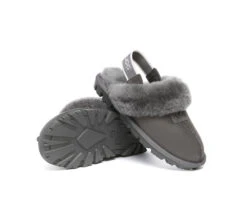 Sheepskin Wool Removable Strap Slingback Slippers Suzie Ll -Shoe Store ugg slippers australian shepherd ugg sheepskin wool removable strap slingback slippers suzie ll 9