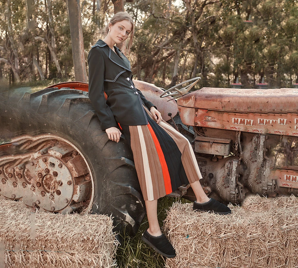 Ultra Puffer Style Women Sheepskin Wool Slippers 4 Ultra Puffer Style Women Sheepskin Wool Slippers - Image 2