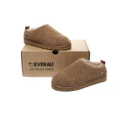UGG Slippers Sheepskin Wool Plush Ankle Booties Teddycozy -Shoe Store ugg slippers everau ugg sheepskin wool plush ankle slippers teddycozy 5