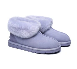 UGG Slippers Sheepskin Wool Collar Ankle Booties Mallow 41 UGG Slippers Sheepskin Wool Collar Ankle Booties Mallow -Shoe Store ugg slippers mallow sheepskin ankle slipper 20