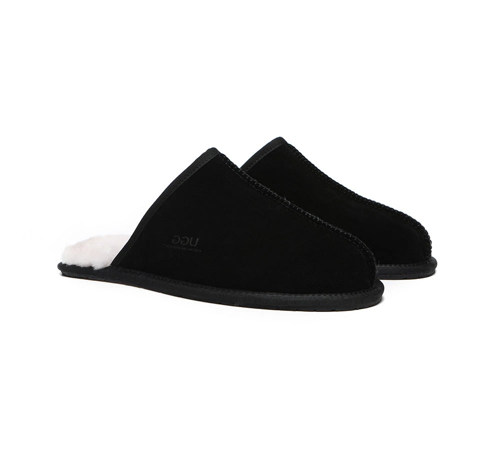 Men UGG Slippers Sheepskin Wool Home Slippers Bennett 12 Men UGG Slippers Sheepskin Wool Home Slippers Bennett - Image 10