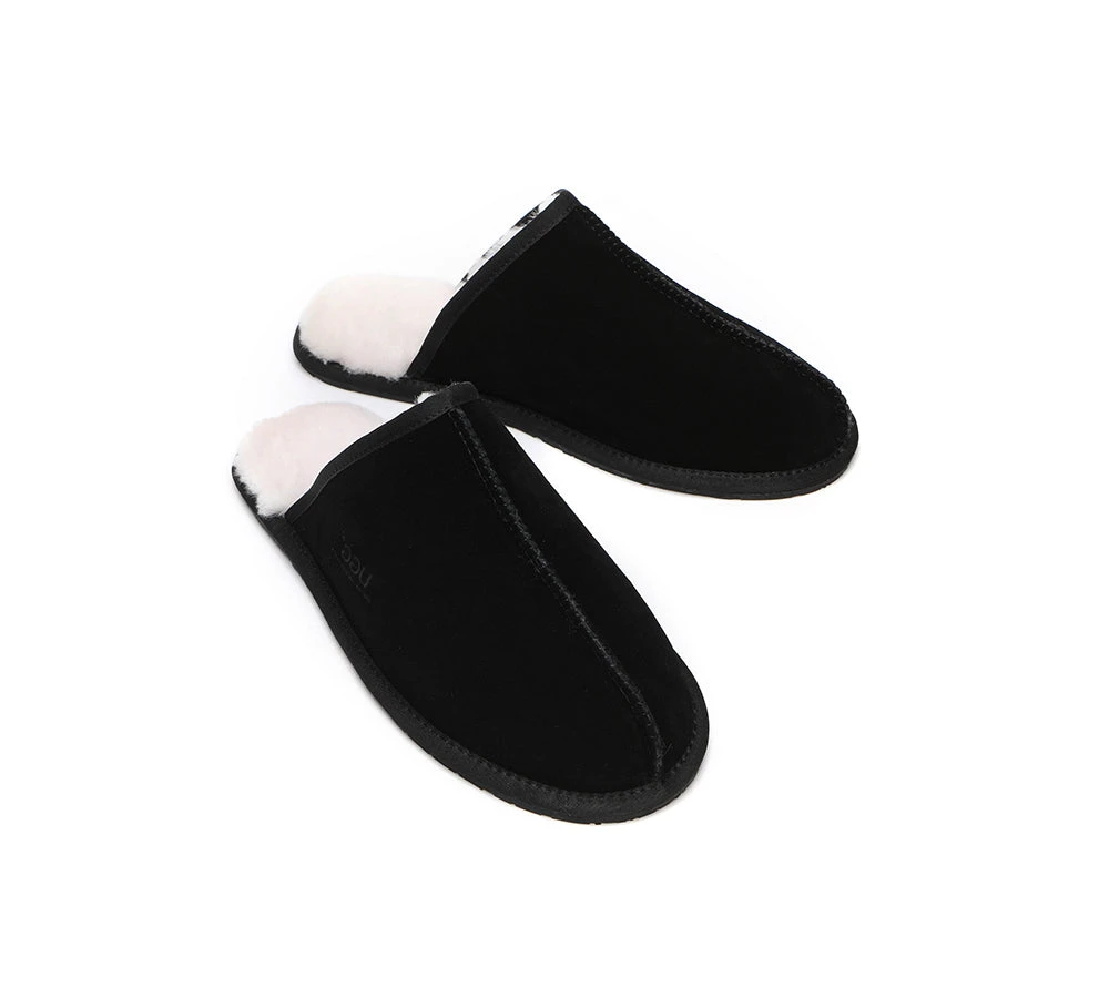 Men UGG Slippers Sheepskin Wool Home Slippers Bennett 16 Men UGG Slippers Sheepskin Wool Home Slippers Bennett - Image 14