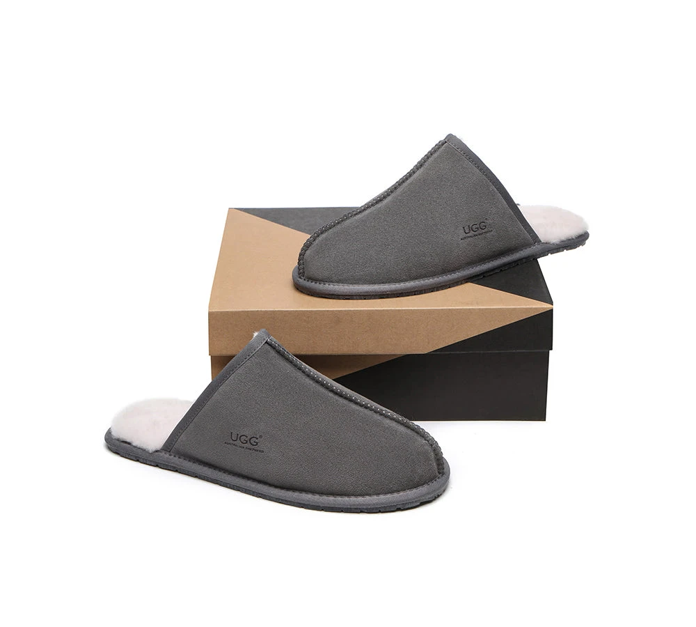 Men UGG Slippers Sheepskin Wool Home Slippers Bennett 22 Men UGG Slippers Sheepskin Wool Home Slippers Bennett - Image 20