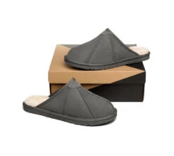 UGG Slippers Men Sheepskin Wool House Slippers Rafael Scuff -Shoe Store ugg slippers mens ugg slippers scuff rafael 19