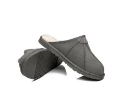 UGG Slippers Men Sheepskin Wool House Slippers Rafael Scuff -Shoe Store ugg slippers mens ugg slippers scuff rafael 20