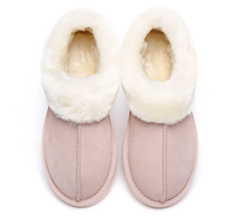 Premium Australian Sheepskin Ankle Unisex Slipper Homey 14 Premium Australian Sheepskin Ankle Unisex Slipper Homey - Image 12
