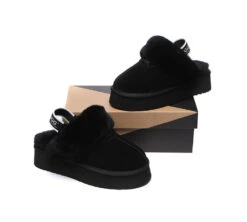 UGG Slipper Women Sheepskin Wool Removable Strap Slingback Waffle Platform Sandals 41 UGG Slipper Women Sheepskin Wool Removable Strap Slingback Waffle Platform Sandals -Shoe Store ugg slippers removable strap slingback ugg slipper women waffle platform 18