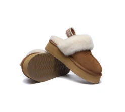 UGG Slipper Women Sheepskin Wool Removable Strap Slingback Waffle Platform Sandals 26 UGG Slipper Women Sheepskin Wool Removable Strap Slingback Waffle Platform Sandals -Shoe Store ugg slippers removable strap slingback ugg slipper women waffle platform 3