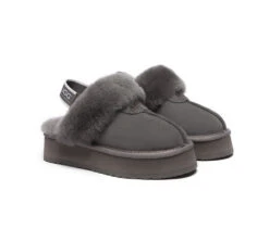 UGG Slipper Women Sheepskin Wool Removable Strap Slingback Waffle Platform Sandals 32 UGG Slipper Women Sheepskin Wool Removable Strap Slingback Waffle Platform Sandals -Shoe Store ugg slippers removable strap slingback ugg slipper women waffle platform 9