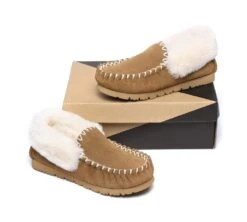 Australian Premium Sheepskin Popo Moccasins 26 Australian Premium Sheepskin Popo Moccasins -Shoe Store ugg slippers ugg ankle slippers unisex popo moccasins 37