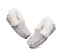 Australian Premium Sheepskin Popo Moccasins 33 Australian Premium Sheepskin Popo Moccasins -Shoe Store ugg slippers ugg ankle slippers unisex popo moccasins 8