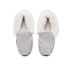 Australian Premium Sheepskin Popo Moccasins 34 Australian Premium Sheepskin Popo Moccasins -Shoe Store ugg slippers ugg ankle slippers unisex popo moccasins 9