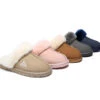 UGG Slippers Women Men Premium Sheepskin Wool House Slippers Muffin -Shoe Store ugg slippers ugg premium sheepskin slipper muffin 1