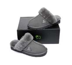 UGG Slippers Women Men Premium Sheepskin Wool House Slippers Muffin -Shoe Store ugg slippers ugg premium sheepskin slipper muffin 24