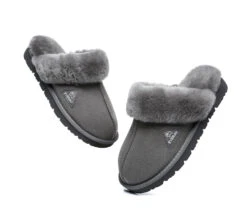 UGG Slippers Women Men Premium Sheepskin Wool House Slippers Muffin -Shoe Store ugg slippers ugg premium sheepskin slipper muffin 27