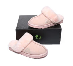 UGG Slippers Women Men Premium Sheepskin Wool House Slippers Muffin -Shoe Store ugg slippers ugg premium sheepskin slipper muffin 3