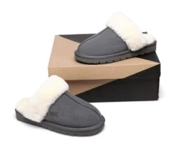 Australian Premium Sheepskin Wool Unisex Muffin Slipper -Shoe Store ugg slippers ugg slippers australia premium sheepskin unisex muffin scuff 19