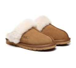 Australian Premium Sheepskin Wool Unisex Muffin Slipper -Shoe Store ugg slippers ugg slippers australia premium sheepskin unisex muffin scuff 2