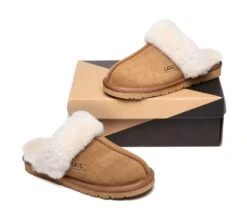 Australian Premium Sheepskin Wool Unisex Muffin Slipper -Shoe Store ugg slippers ugg slippers australia premium sheepskin unisex muffin scuff 3