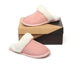 UGG Slippers Australia Sheepskin Wool Home Slippers Rosa Scuff -Shoe Store ugg slippers ugg slippers australia premium sheepskin unisex scuff rosa 12