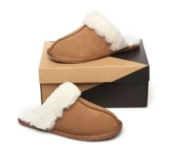 UGG Slippers Australia Sheepskin Wool Home Slippers Rosa Scuff -Shoe Store ugg slippers ugg slippers australia premium sheepskin unisex scuff rosa 3