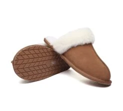 UGG Slippers Australia Sheepskin Wool Home Slippers Rosa Scuff -Shoe Store ugg slippers ugg slippers australia premium sheepskin unisex scuff rosa 4