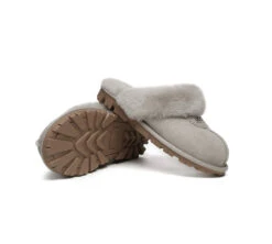 UGG Double Face Sheepskin Wool Scuff Slippers Waffle -Shoe Store ugg slippers ugg slippers double face sheepskin unisex waffle scuff 13 9d7723b1 368f 483d a429 fd9c59d3ad14