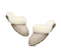 UGG Double Face Sheepskin Wool Scuff Slippers Waffle -Shoe Store ugg slippers ugg slippers double face sheepskin unisex waffle scuff 23 3252efe2 63ee 4223 9068 5c816b2c4cde