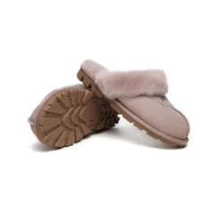 UGG Double Face Sheepskin Wool Scuff Slippers Waffle -Shoe Store ugg slippers ugg slippers double face sheepskin unisex waffle scuff 5 47358c09 63e2 43a0 8c58 4ea63c161477