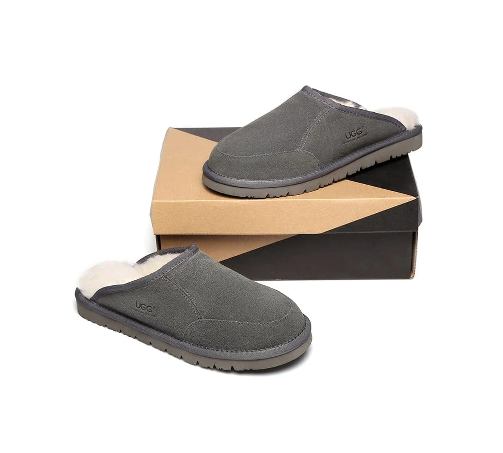 UGG Slippers Men Australian Genuine Sheepskin Wool Bred Scuffs 19 UGG Slippers Men Australian Genuine Sheepskin Wool Bred Scuffs - Image 17