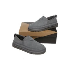 UGG Men Slippers Sheepskin Wool Ankle Booties Porter -Shoe Store ugg slippers ugg slippers men porter 19