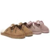 UGG Slippers Women Sheepskin Wool Adjustable Ribbon Slippers Nonslip Ruby 1 UGG Slippers Women Sheepskin Wool Adjustable Ribbon Slippers Nonslip Ruby -Shoe Store ugg slippers ugg slippers women sheepskin wool ribbon bow ruby 1