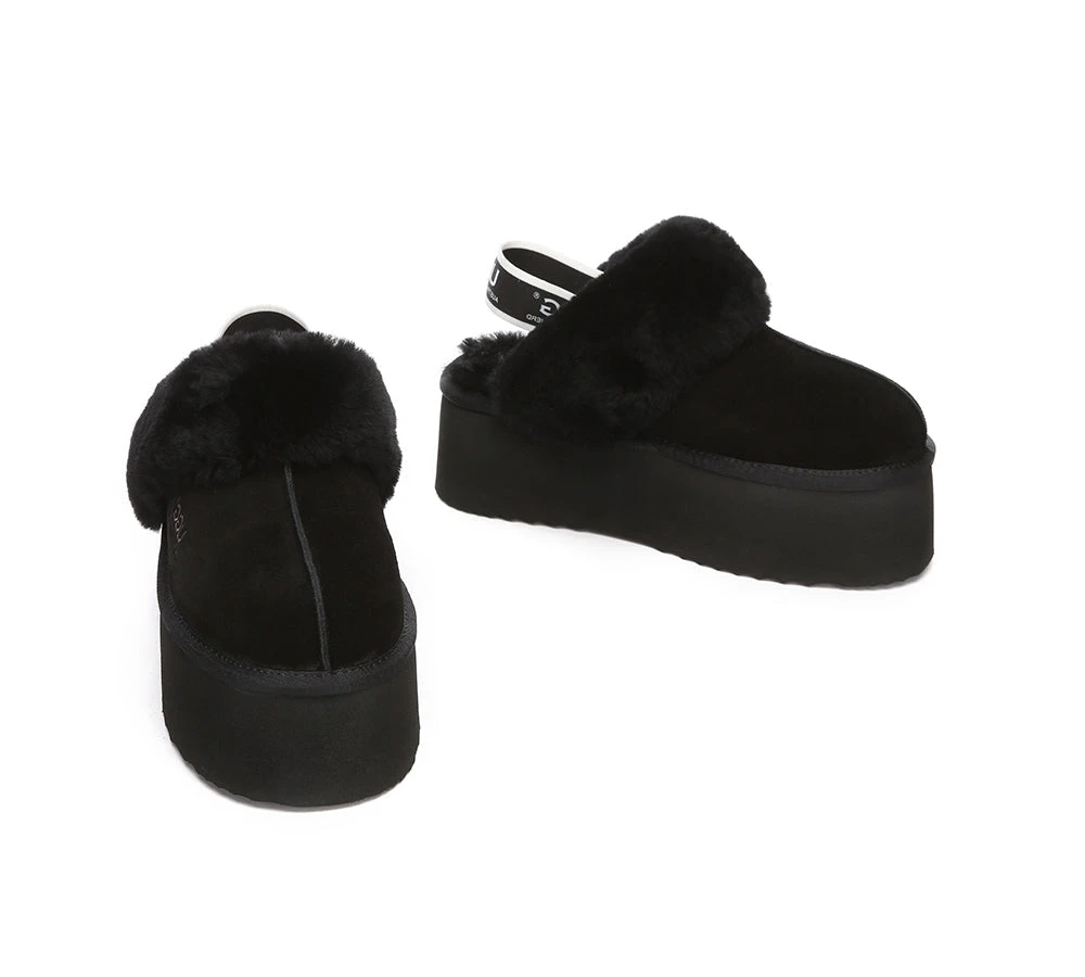 UGG Slippers Women Slingback Platform Slippers Muffin Plus 15 UGG Slippers Women Slingback Platform Slippers Muffin Plus - Image 13