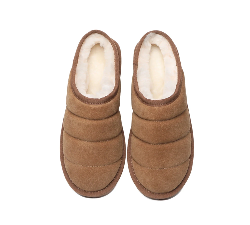 Ultra Puffer Style Women Sheepskin Wool Slippers 9 Ultra Puffer Style Women Sheepskin Wool Slippers - Image 7