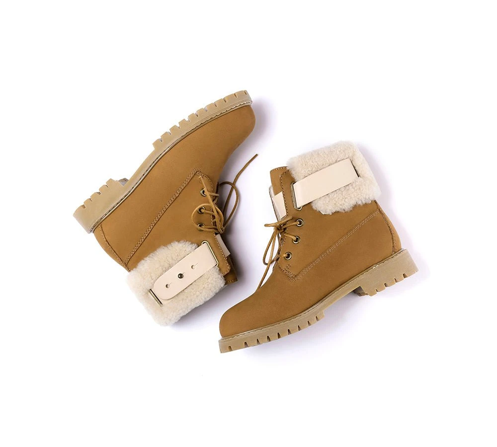 Urban Women Boots Lace Up Fashion Martin 7 Urban Women Boots Lace Up Fashion Martin - Image 5