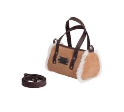 Women Sheepskin Wool Medium Hand Carry Zip Barrel Bag 24 Women Sheepskin Wool Medium Hand Carry Zip Barrel Bag -Shoe Store women sheepskin wool medium hand carry zip barrel bag uggoutlet bags chestnut one size 223561