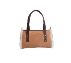 Women Sheepskin Wool Medium Hand Carry Zip Barrel Bag 20 Women Sheepskin Wool Medium Hand Carry Zip Barrel Bag -Shoe Store women sheepskin wool medium hand carry zip barrel bag uggoutlet bags chestnut one size 412496
