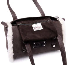 Women Sheepskin Wool Medium Hand Carry Zip Barrel Bag 29 Women Sheepskin Wool Medium Hand Carry Zip Barrel Bag -Shoe Store women sheepskin wool medium hand carry zip barrel bag uggoutlet bags chocolate one size 295263
