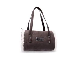 Women Sheepskin Wool Medium Hand Carry Zip Barrel Bag 25 Women Sheepskin Wool Medium Hand Carry Zip Barrel Bag -Shoe Store women sheepskin wool medium hand carry zip barrel bag uggoutlet bags chocolate one size 816541